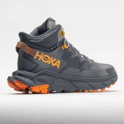 HOKA Trail Code GTX Men's Castlerock/Persimmon Orange -Fashion Shoes Specialty Store 631237 6