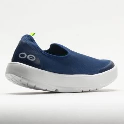 OOFOS OOmg EeZee Women's White/Navy -Fashion Shoes Specialty Store 631315 6