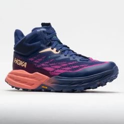 Hoka One One Speedgoat 5 Mid GTX Women's Bellwether Blue/Camellia -Fashion Shoes Specialty Store 631326 5